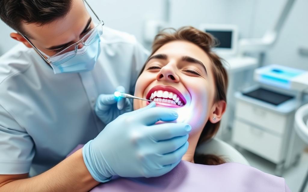 Dental bonding procedure for chipped tooth repair at N6 Dental Platinum Highgate